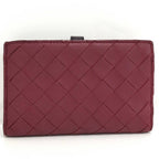 Bottega Veneta Bifold Wallet Intrecciato Leather Bordeaux — view 3