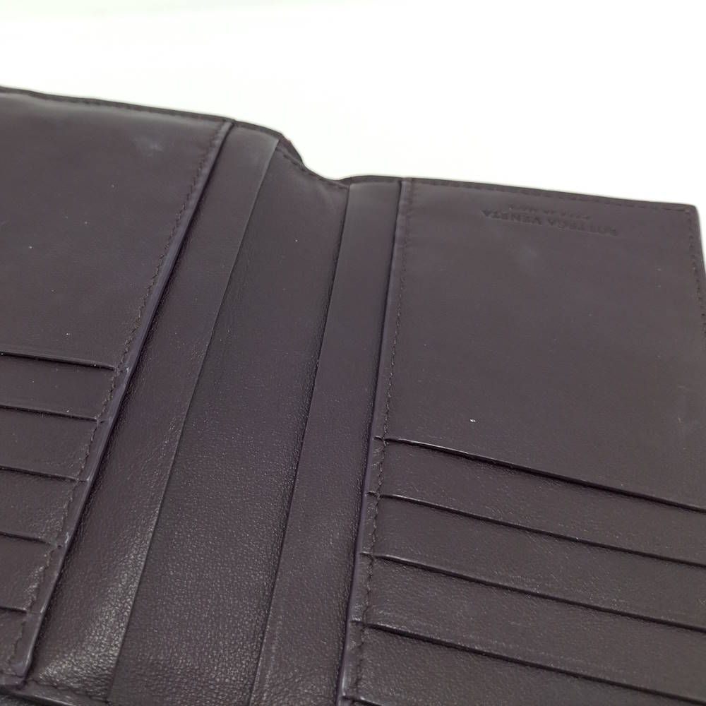 Bottega Veneta Bifold Wallet Intrecciato Leather Bordeaux — view 8