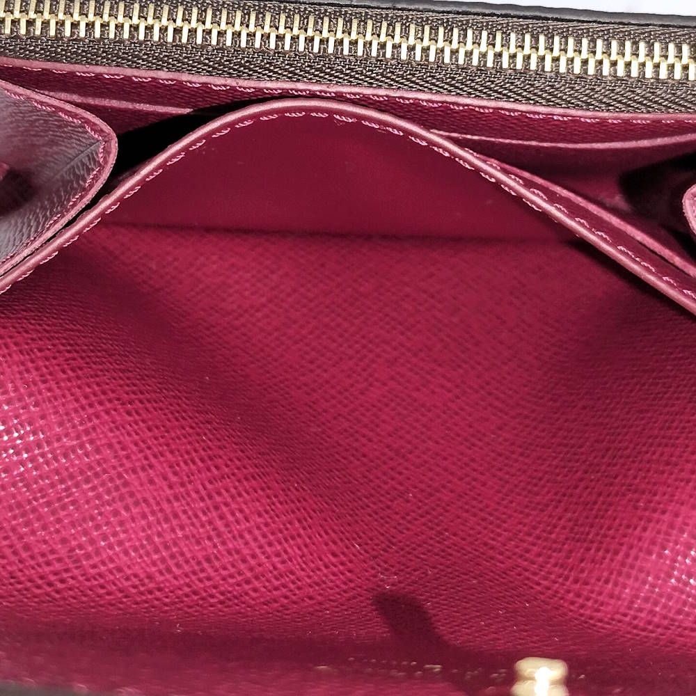 Louis Vuitton Porte-Monnaie Rosalie Monogram Fuchsia Coin Purse — view 8