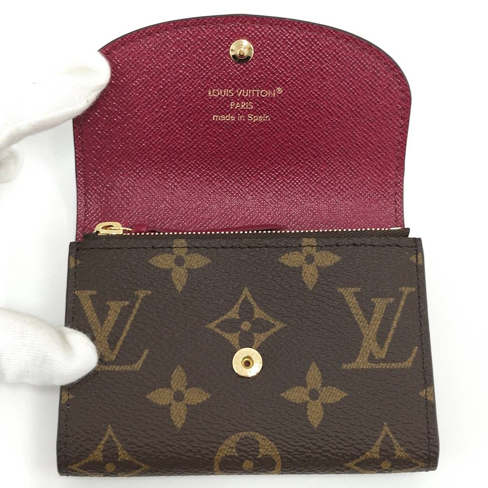 Louis Vuitton Porte-Monnaie Rosalie Monogram Fuchsia Coin Purse — view 2