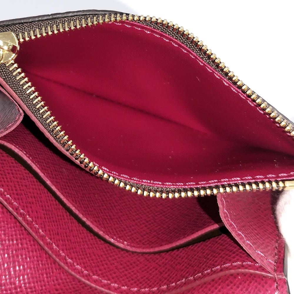 Louis Vuitton Porte-Monnaie Rosalie Monogram Fuchsia Coin Purse — view 9