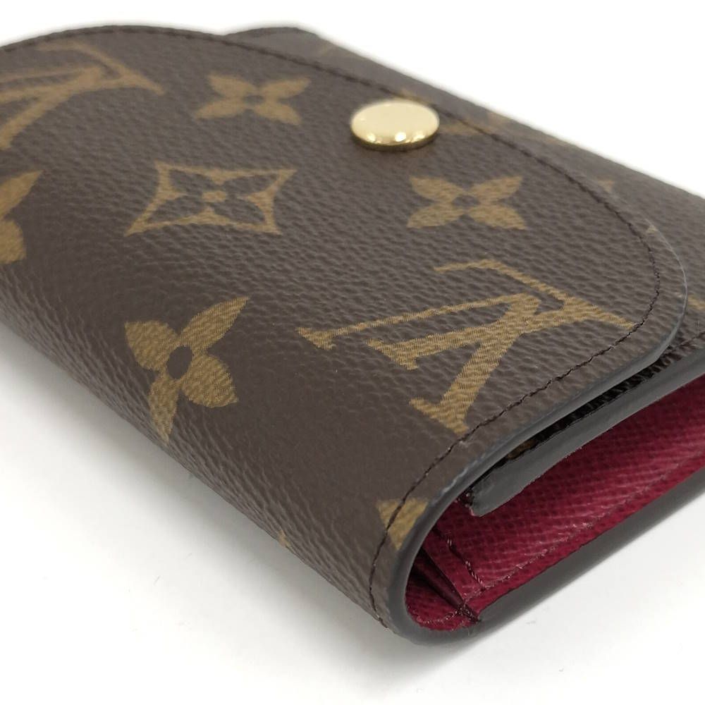 Louis Vuitton Porte-Monnaie Rosalie Monogram Fuchsia Coin Purse — view 4