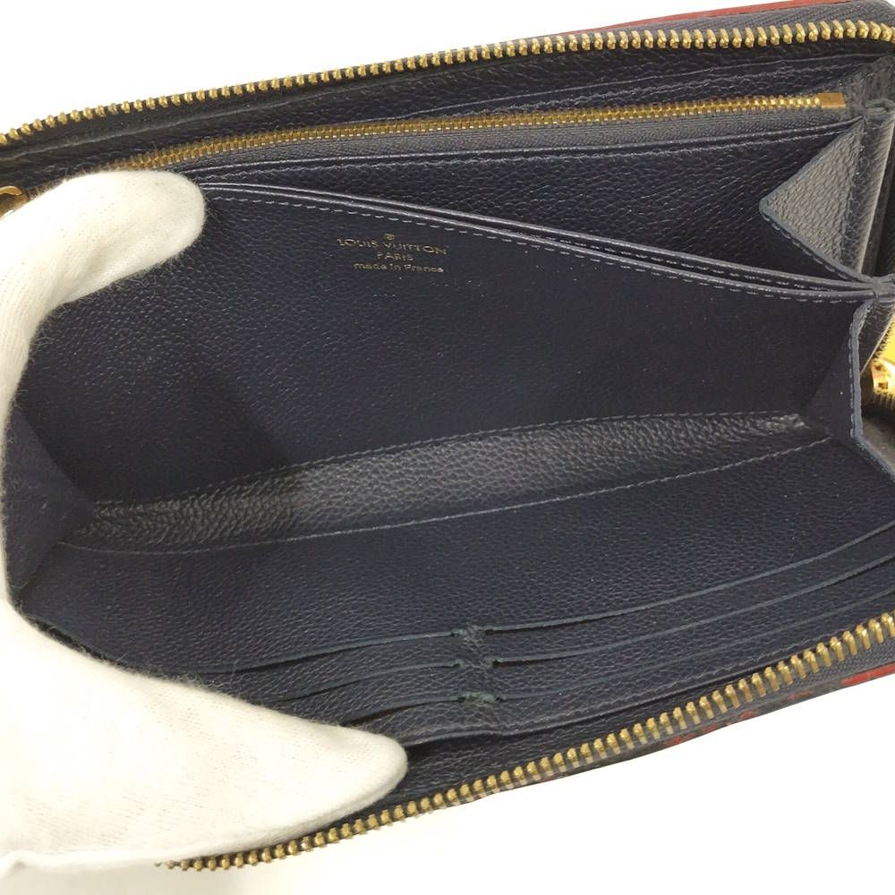 Louis Vuitton Zippy Wallet Zip Around Monogram Empreinte Marie Nulge — view 8