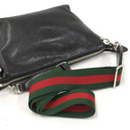 Gucci Shoulder Bag Brera Sherry Line Black Leather — view 6