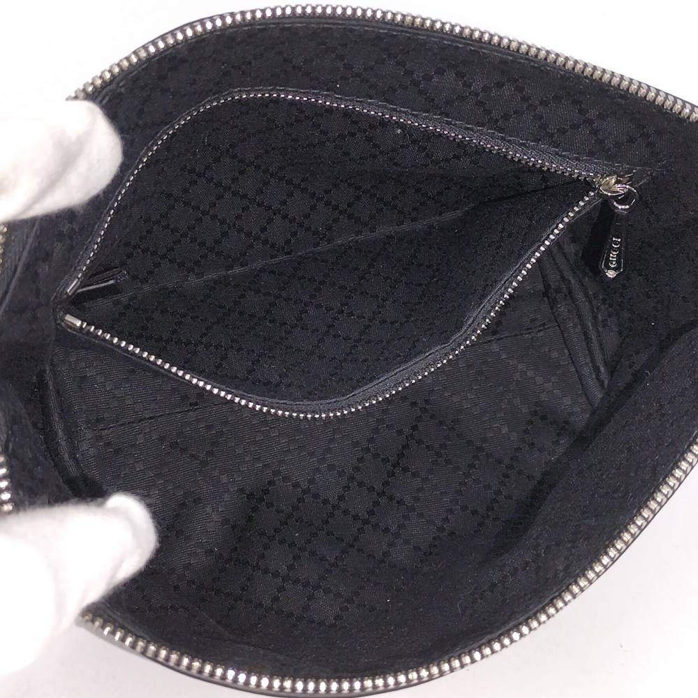 Gucci Shoulder Bag Brera Sherry Line Black Leather — view 9