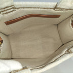 Celine Small Cabas Thais 2-Way Bag Canvas Beige — view 9