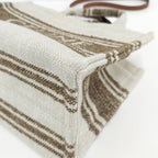 Celine Small Cabas Thais 2-Way Bag Canvas Beige — view 3
