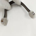 Hermes Maris Series Button Glove Holder Epsom Leather Gray Ju Gloves — view 6