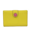 Hermes Rmscard Case Verso Leather Yellow Pink Shoulder