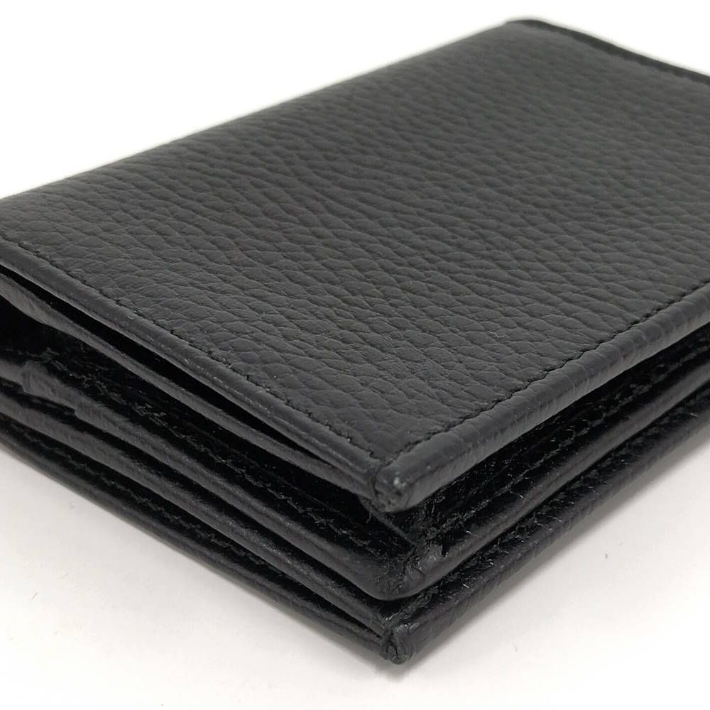 Gucci Compact Wallet GG Marmont Leather Black — view 6