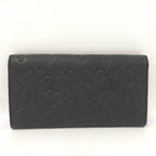 Louis Vuitton Portefeuille Sarah Wallet Monogram Empreinte Leather Black — view 3