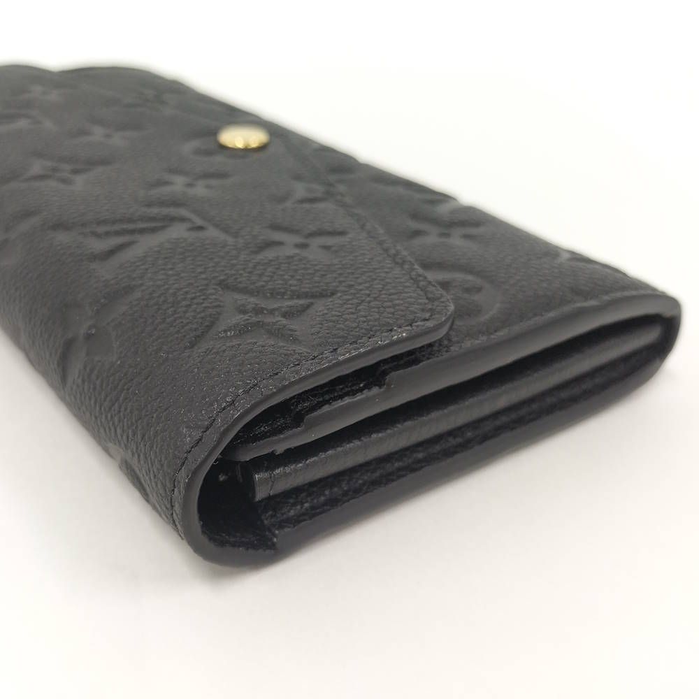 Louis Vuitton Portefeuille Sarah Wallet Monogram Empreinte Leather Black — view 4