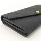 Louis Vuitton Portefeuille Sarah Wallet Monogram Empreinte Leather Black — view 5