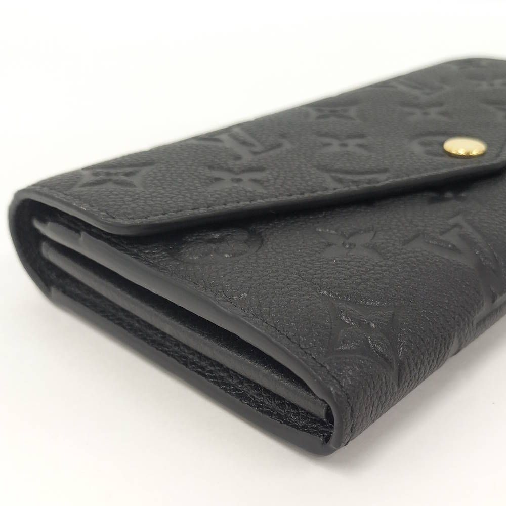 Louis Vuitton Portefeuille Sarah Wallet Monogram Empreinte Leather Black — view 5