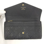 Louis Vuitton Portefeuille Sarah Wallet Monogram Empreinte Leather Black — view 2