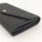 Louis Vuitton Portefeuille Sarah Wallet Monogram Empreinte Leather Black — view 6