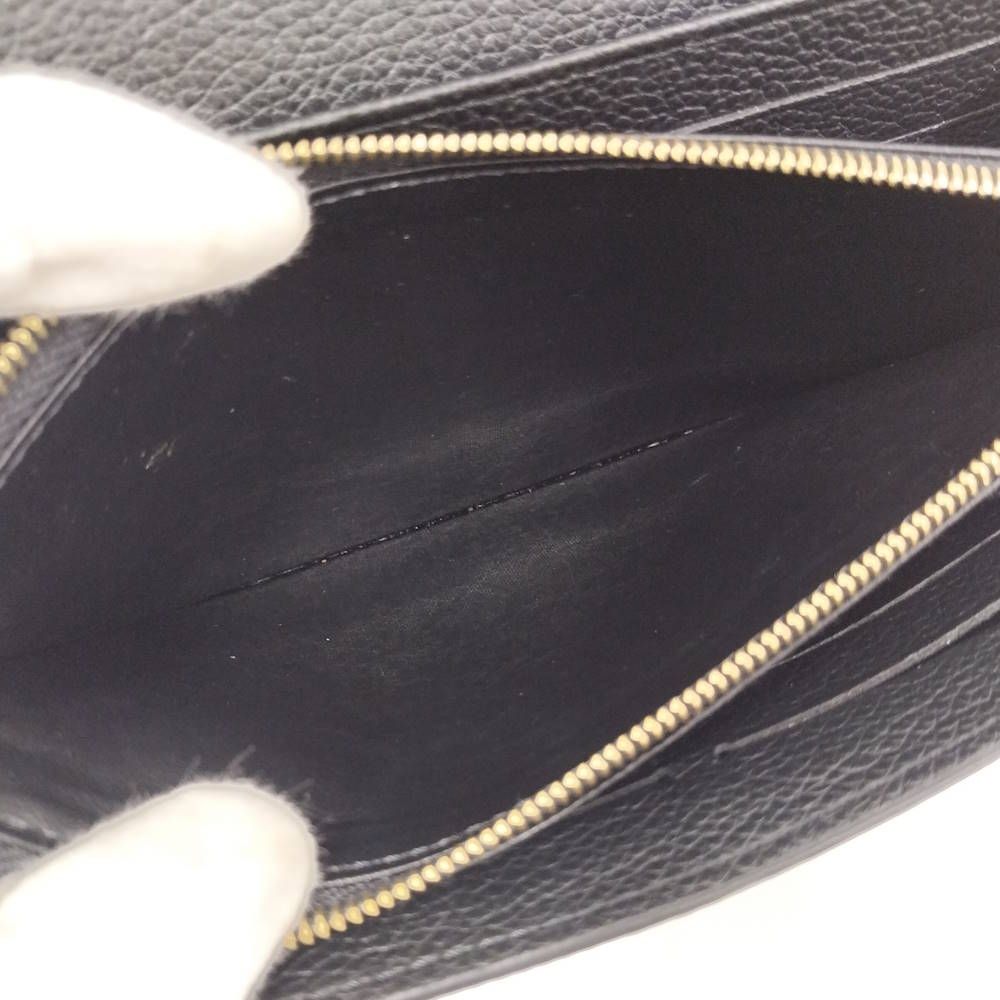 Louis Vuitton Portefeuille Sarah Wallet Monogram Empreinte Leather Black — view 9