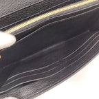 Louis Vuitton Portefeuille Sarah Wallet Monogram Empreinte Leather Black — view 8