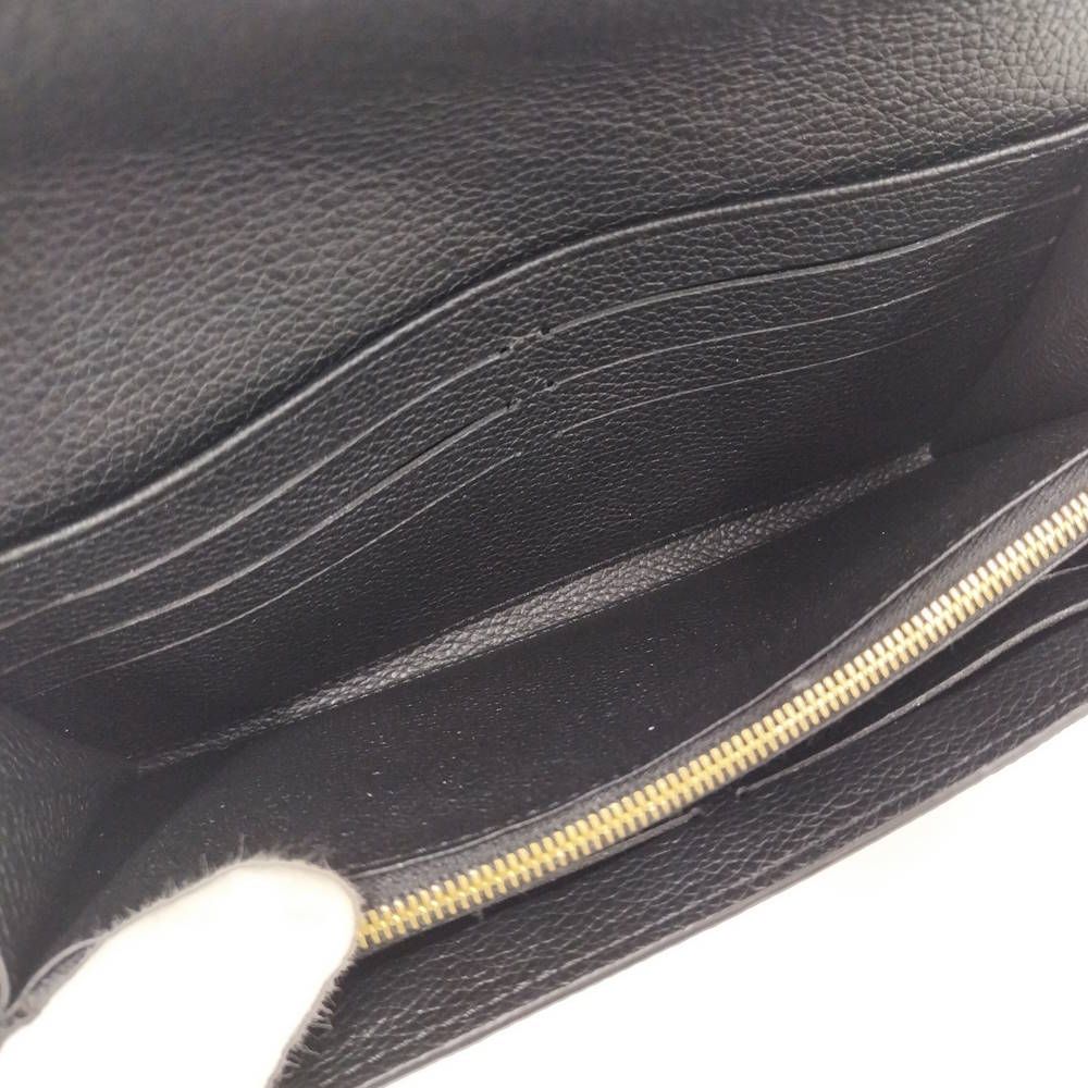 Louis Vuitton Portefeuille Sarah Wallet Monogram Empreinte Leather Black — view 7