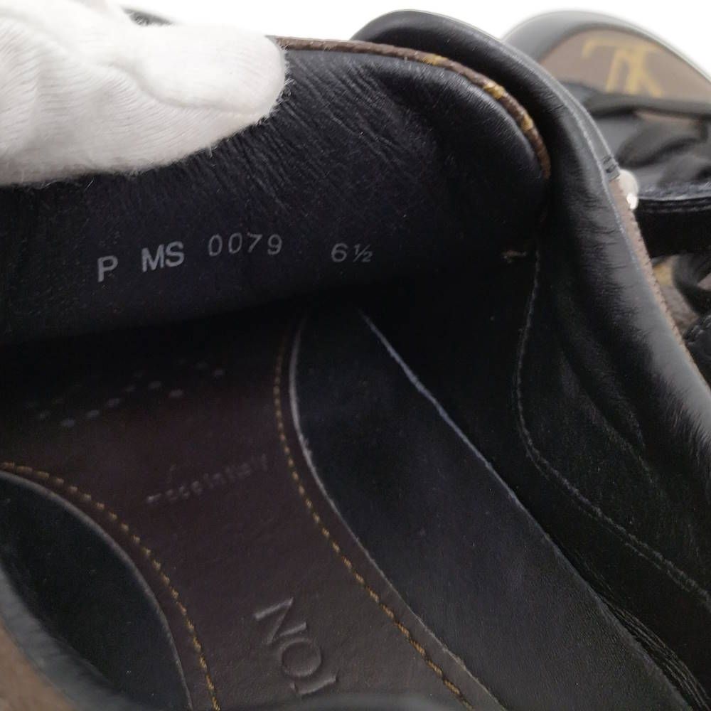 Louis Vuitton Monogram Macassar Globe Trotter Line Sneakers — view 9
