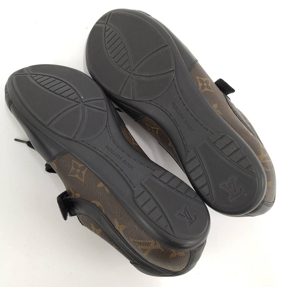 Louis Vuitton Monogram Macassar Globe Trotter Line Sneakers — view 7