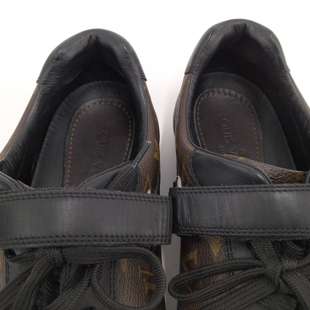 Louis Vuitton Monogram Macassar Globe Trotter Line Sneakers — view 8