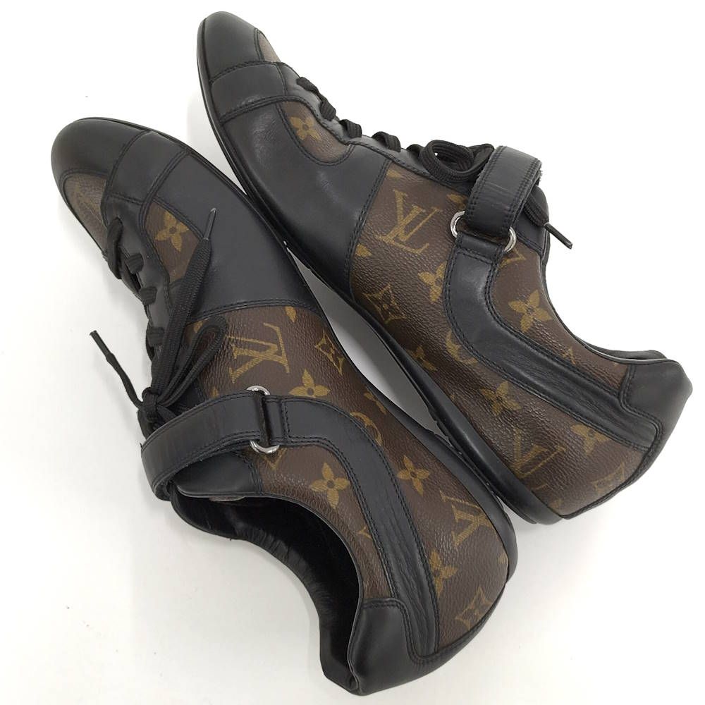 Louis Vuitton Monogram Macassar Globe Trotter Line Sneakers — view 6