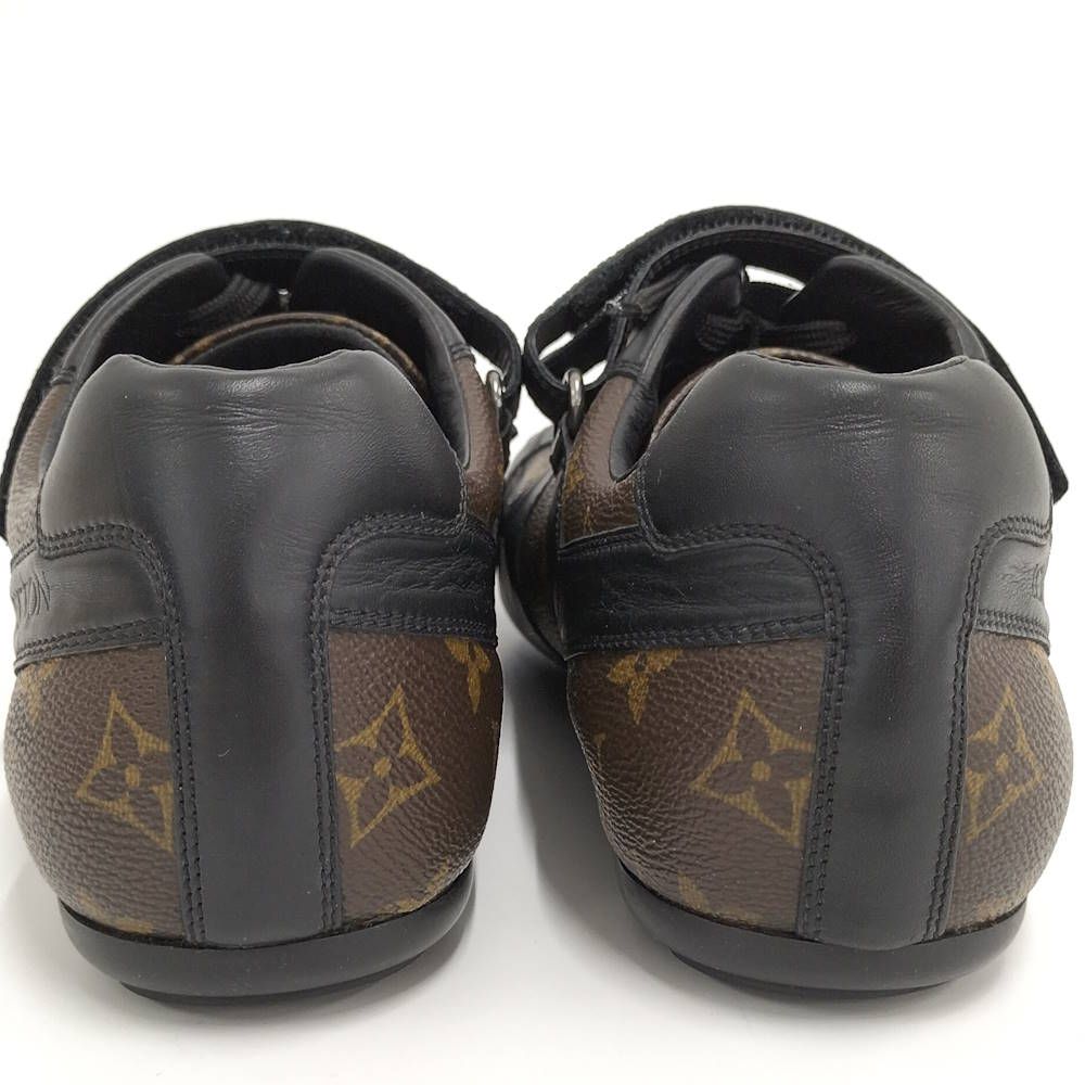 Louis Vuitton Monogram Macassar Globe Trotter Line Sneakers — view 5