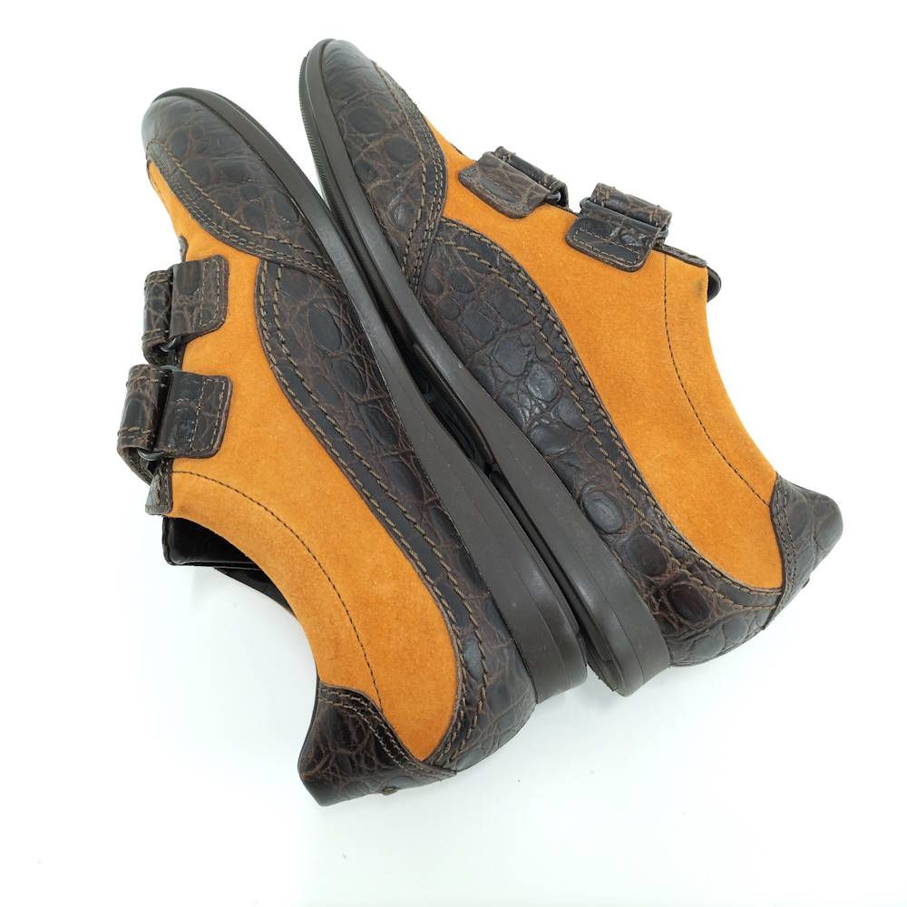 Louis Vuitton Suede Croco Sneaker — view 4