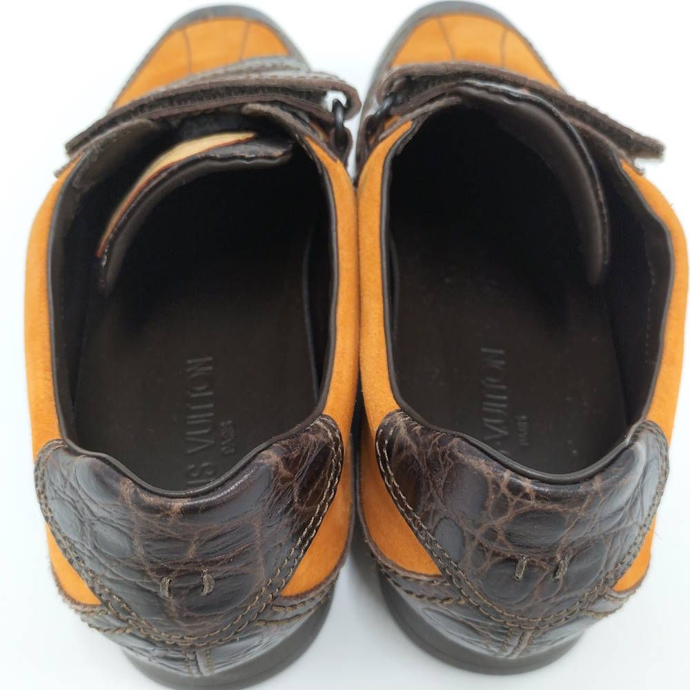 Louis Vuitton Suede Croco Sneaker — view 7