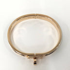 Hermes Mini Click Kelly Bangle Plated Gold Black Bracelet — view 2