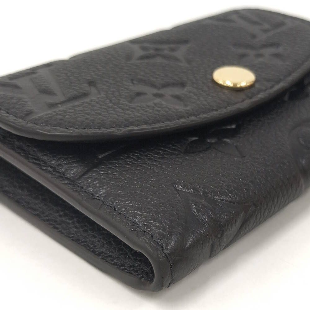 Louis Vuitton Porte-Monnaie Rosalie Bifold Wallet Monogram Empreinte Black — view 5