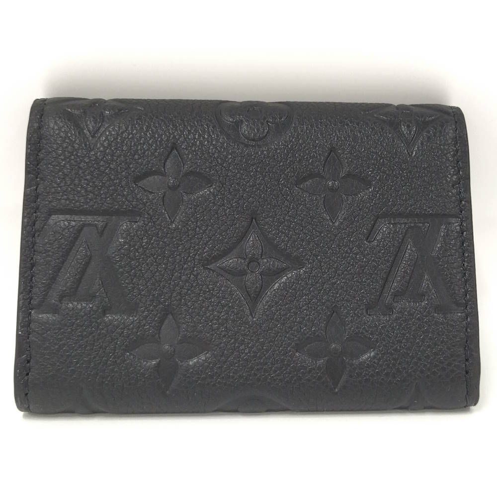 Louis Vuitton Porte-Monnaie Rosalie Bifold Wallet Monogram Empreinte Black — view 3