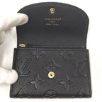 Louis Vuitton Porte-Monnaie Rosalie Bifold Wallet Monogram Empreinte Black — view 2
