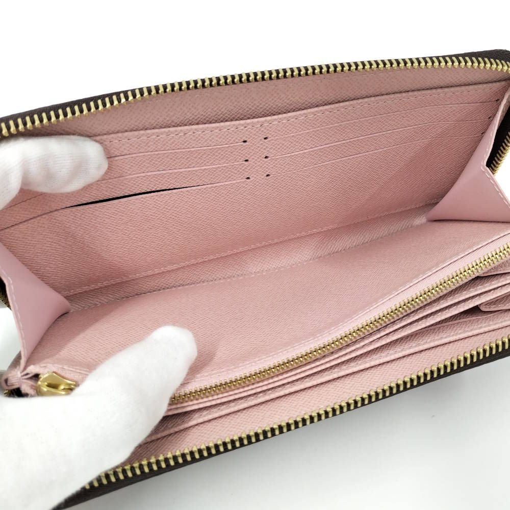 Louis Vuitton Zippy Wallet Damier Ebene Rose Valley — view 7