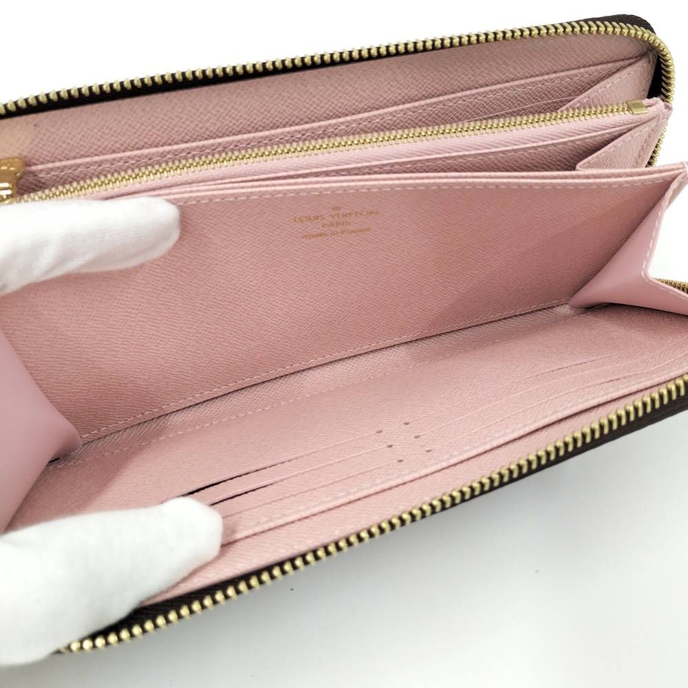 Louis Vuitton Zippy Wallet Damier Ebene Rose Valley — view 8