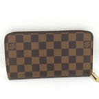 Louis Vuitton Zippy Wallet Zip Around Damier Ebene — view 3