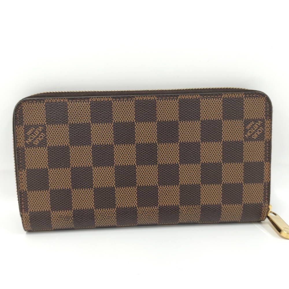 Louis Vuitton Zippy Wallet Zip Around Damier Ebene — view 3