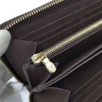 Louis Vuitton Zippy Wallet Zip Around Damier Ebene — view 7