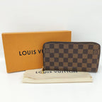 Louis Vuitton Zippy Wallet Zip Around Damier Ebene — view 9