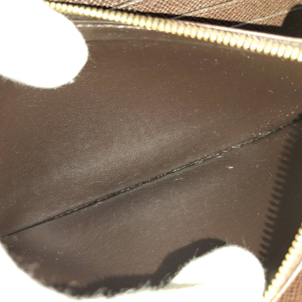 Louis Vuitton Zippy Wallet Zip Around Damier Ebene — view 8