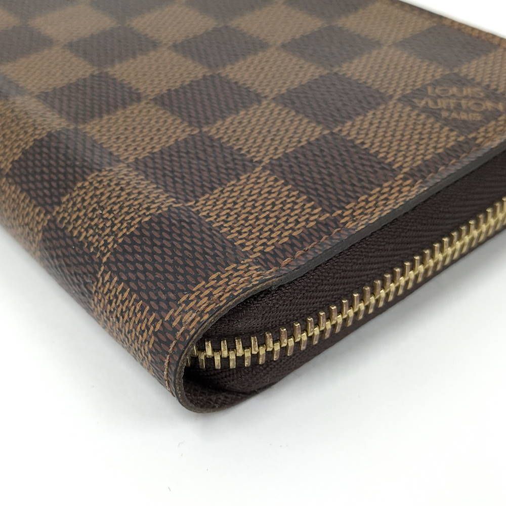 Louis Vuitton Zippy Wallet Zip Around Damier Ebene — view 4