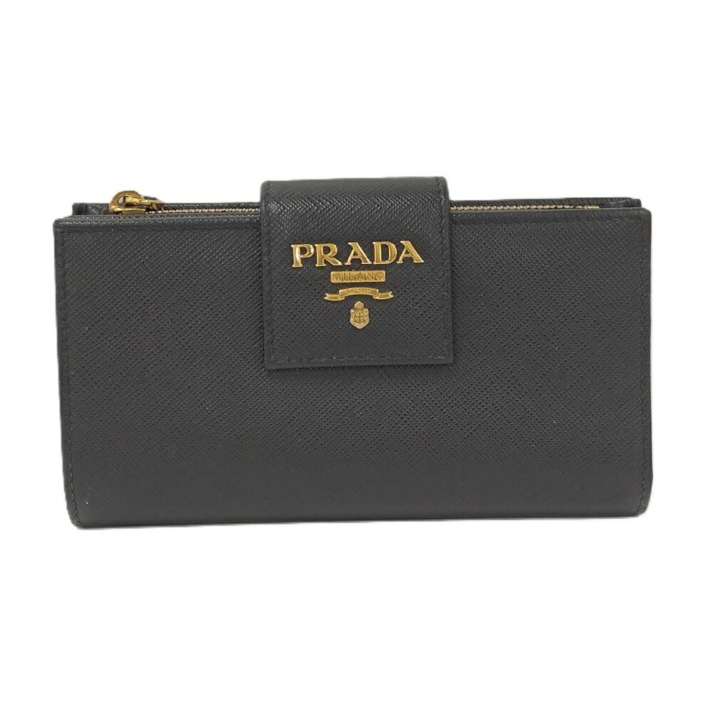 Prada Bifold Wallet Saffiano Nero