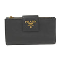 Prada Bifold Wallet Saffiano Nero