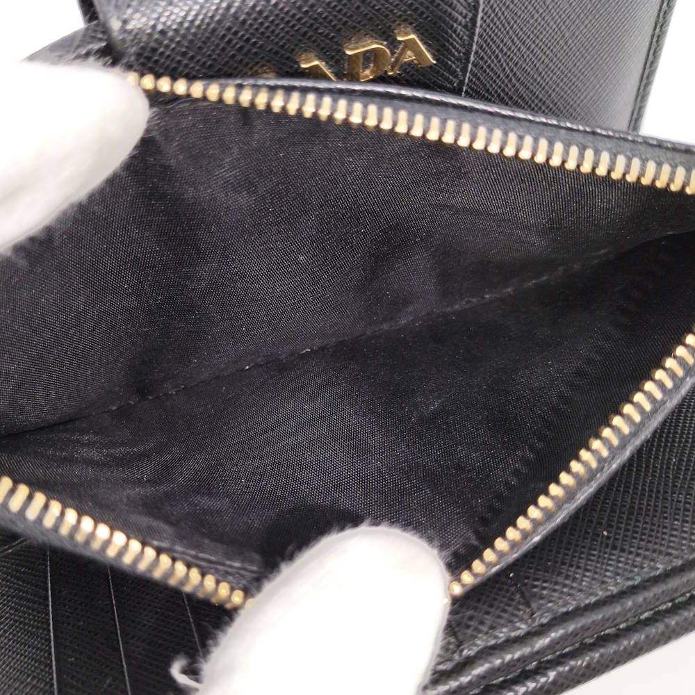 Prada Bifold Wallet Saffiano Nero — view 9