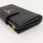 Prada Bifold Wallet Saffiano Nero — view 4