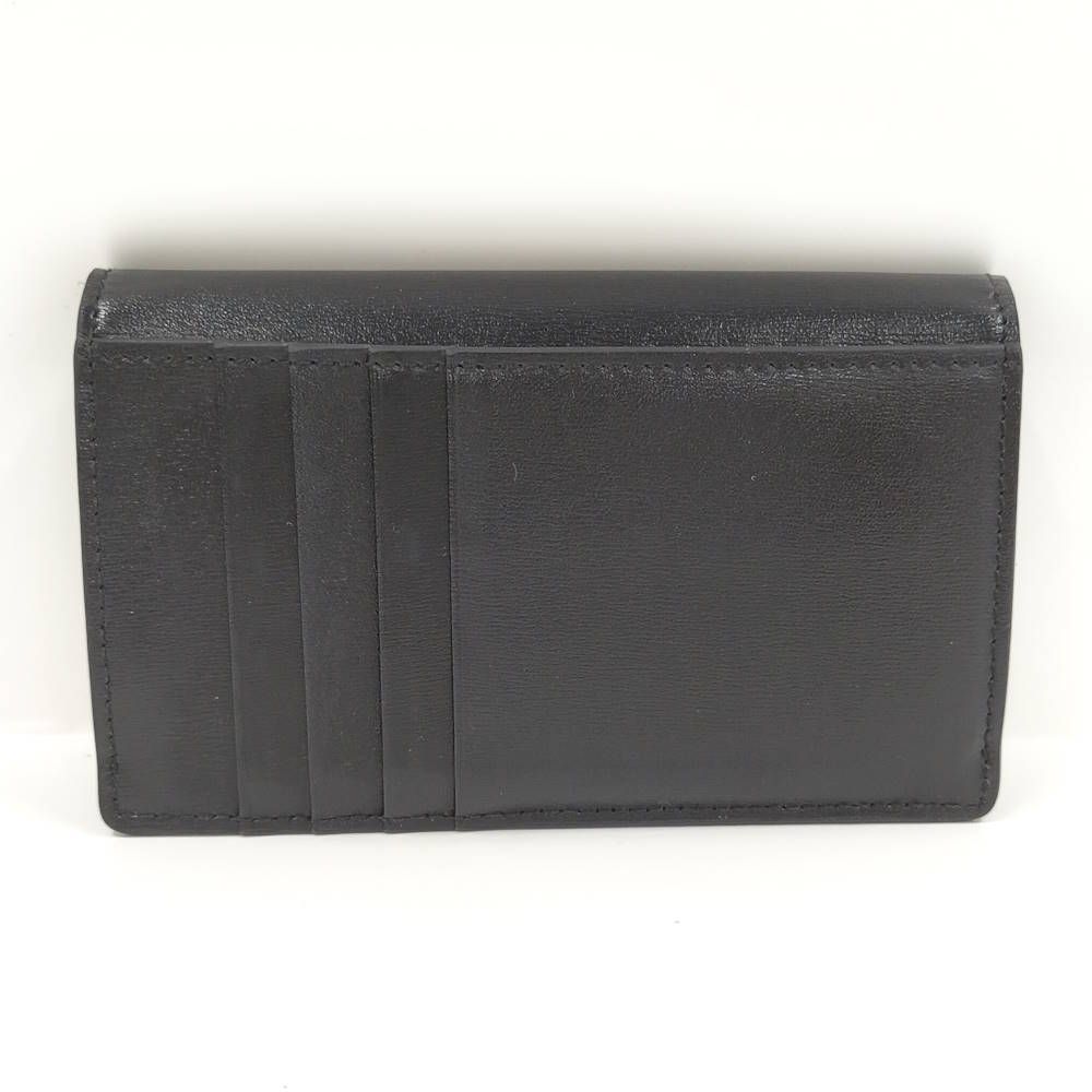 Celine Long Card Holder with Triomphe Flap Shiny Calfskin — view 3