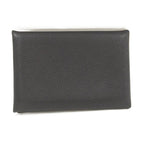 Hermes Calvi Black Veau Epsom Card Case