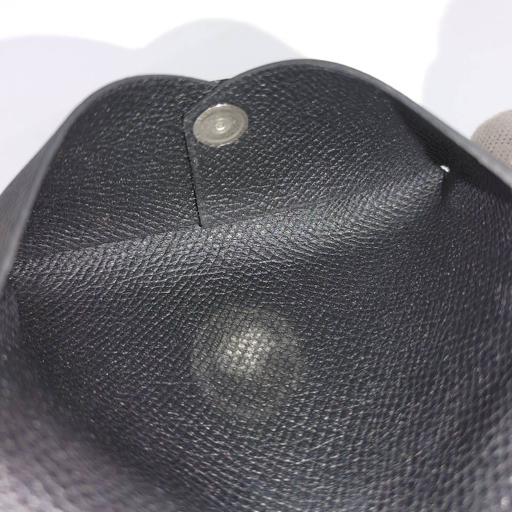 Hermes Calvi Black Veau Epsom Card Case — view 9