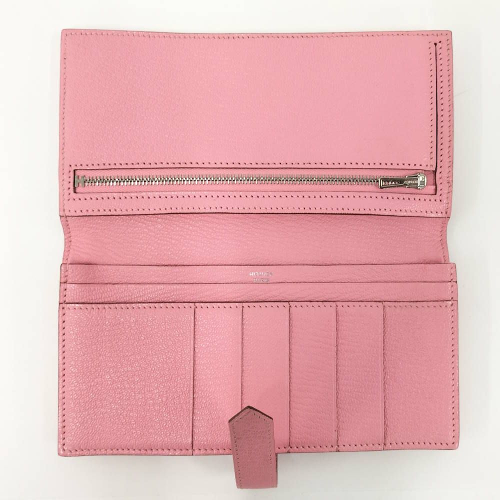 Hermes Bearn Souffle Wallet Chevre — view 2